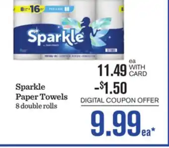 Mariano's Sparkle Paper Towels offer