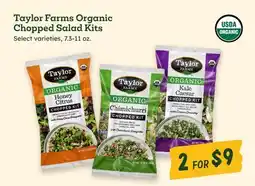 Sprouts Farmers Market Taylor Farms Organic Chopped Salad Kits offer