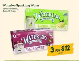 Sprouts Farmers Market Waterloo Sparkling Water offer