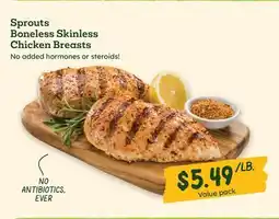 Sprouts Farmers Market Sprouts Boneless Skinless Chicken Breasts offer