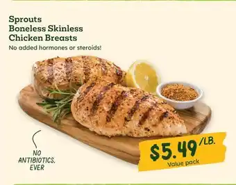 Sprouts Farmers Market Sprouts Boneless Skinless Chicken Breasts offer