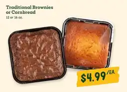 Sprouts Farmers Market Traditional Brownies or Cornbread offer