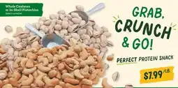 Sprouts Farmers Market Whole Cashews or In-Shell Pistachios offer