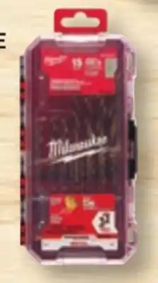Ace Hardware Milwaukee 15 Pc. Red Helix Titanium Drill Bit Set offer