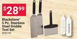 Ace Hardware Blackstone 5 Pc. Stainless Steel Griddle Tool Set offer