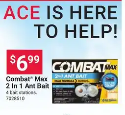 Ace Hardware Combat Max 2 In 1 Ant Bait offer