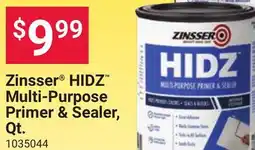 Ace Hardware Zinsser HIDZ Multi-Purpose Primer & Sealer, Qt offer