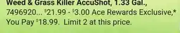 Ace Hardware Spectracide Weed & Grass Killer AccuShot offer