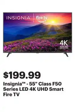 Best Buy Insignia - 55 Class F50 Series LED 4K UHD Smart Fire TV offer