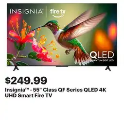 Best Buy Insignia - 55 Class QF Series QLED 4K UHD Smart Fire TV offer