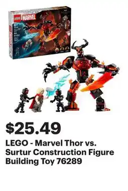 Best Buy LEGO - Marvel Thor vs. Surtur Construction Figure Building Toy 76289 offer
