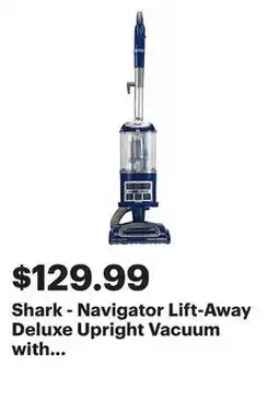 Best Buy Shark - Navigator Lift-Away Deluxe Upright Vacuum with Anti-Allergen Complete Seal - Blue offer