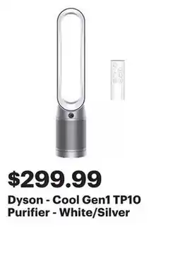 Best Buy Dyson - Cool Gen1 TP10 Purifier - White/Silver offer