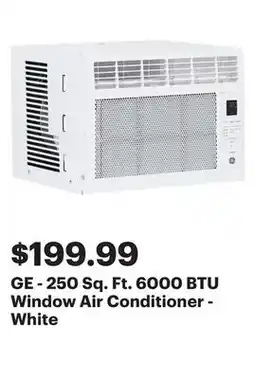 Best Buy GE - 250 Sq. Ft. 6000 BTU Window Air Conditioner - White offer