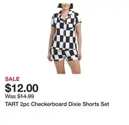 Marshalls TART 2pc Checkerboard Dixie Shorts Set offer