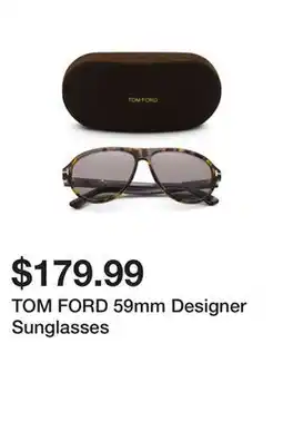 Marshalls TOM FORD 59mm Designer Sunglasses offer