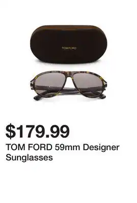 Marshalls TOM FORD 59mm Designer Sunglasses offer