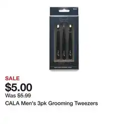 Marshalls CALA Men's 3pk Grooming Tweezers offer