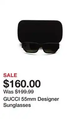 Marshalls GUCCI 55mm Designer Sunglasses offer
