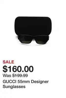 Marshalls GUCCI 55mm Designer Sunglasses offer