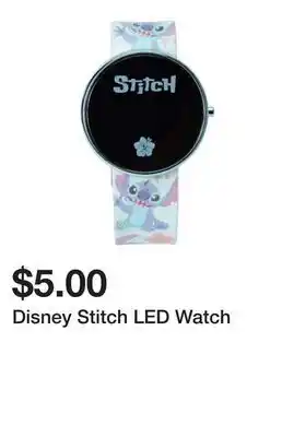 Five Below Disney Stitch LED Watch offer