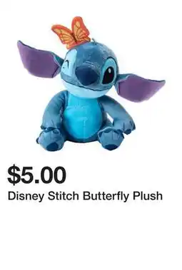 Five Below Disney Stitch Butterfly Plush offer