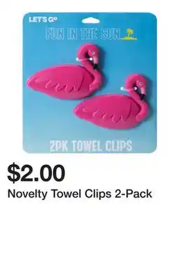 Five Below Novelty Towel Clips 2-Pack offer