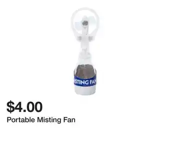 Five Below Portable Misting Fan offer