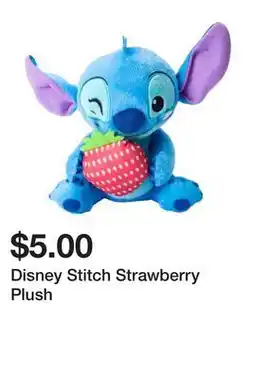 Five Below Disney Stitch Strawberry Plush offer