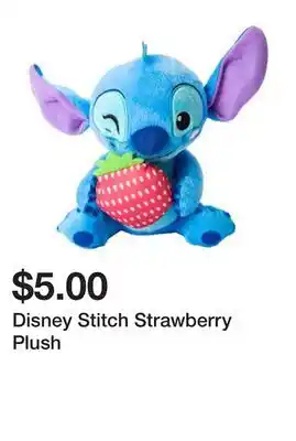 Five Below Disney Stitch Strawberry Plush offer