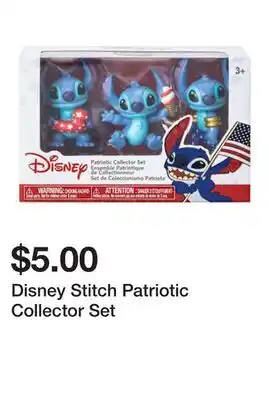 Five Below Disney Stitch Patriotic Collector Set offer