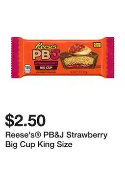 Five Below Reese's PB&J Strawberry Big Cup King Size offer