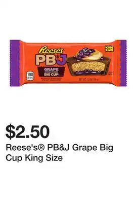 Five Below Reese's PB&J Grape Big Cup King Size offer