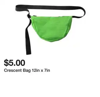 Five Below Crescent Bag 12in x 7in offer
