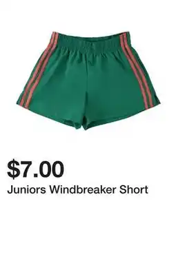 Five Below Juniors Windbreaker Short offer