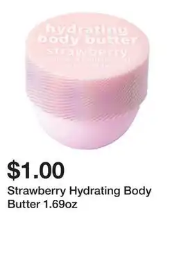 Five Below Strawberry Hydrating Body Butter 1.69oz offer