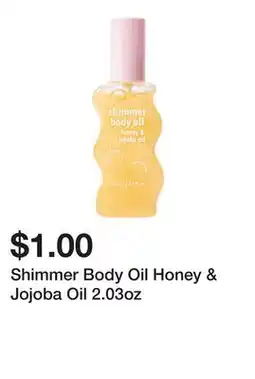 Five Below Shimmer Body Oil Honey & Jojoba Oil 2.03oz offer