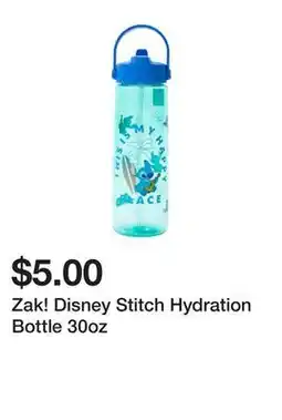 Five Below Zak! Disney Stitch Hydration Bottle 30oz offer