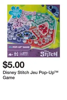 Five Below Disney Stitch Jeu Pop-Up Game offer