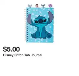 Five Below Disney Stitch Tab Journal offer