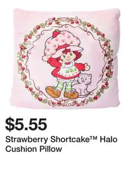 Five Below Strawberry Shortcake Halo Cushion Pillow offer