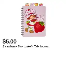 Five Below Strawberry Shortcake Tab Journal offer
