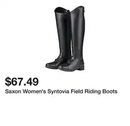 Tractor Supply Company Saxon Women's Syntovia Field Riding Boots offer