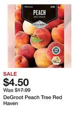 Tractor Supply Company DeGroot Peach Tree Red Haven offer