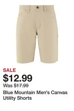 Tractor Supply Company Blue Mountain Men's Canvas Utility Shorts offer
