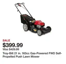 Tractor Supply Company Troy-Bilt 21 in. 163cc Gas-Powered FWD Self-Propelled Push Lawn Mower offer