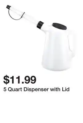 Harbor Freight Tools 5 Quart Dispenser with Lid offer