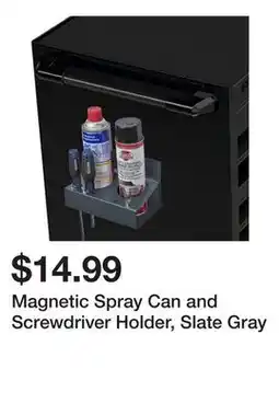 Harbor Freight Tools Magnetic Spray Can and Screwdriver Holder, Slate Gray offer
