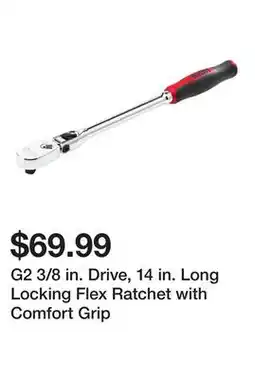 Harbor Freight Tools G2 3/8 in. Drive, 14 in. Long Locking Flex Ratchet with Comfort Grip offer