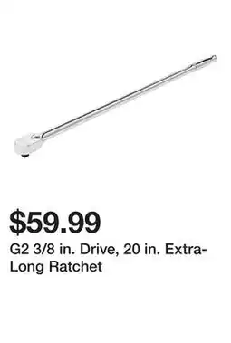 Harbor Freight Tools G2 3/8 in. Drive, 20 in. Extra-Long Ratchet offer